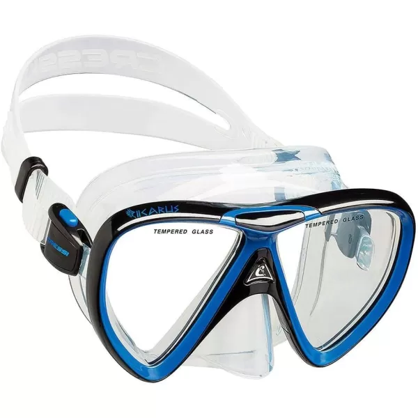 Cressi Adult Snorkeling Kit, Mask &amp; Snorkel - Quality Equipment for Discovering the Underwater World | Ikarus &amp; Orion: Designed in Italy