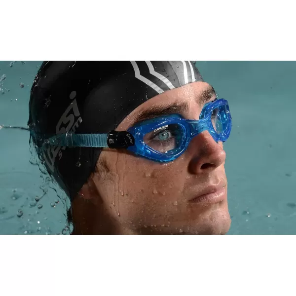 Cressi Adult Swimming Goggles with Flat Lenses for Natural Vision | Right Made in Italy