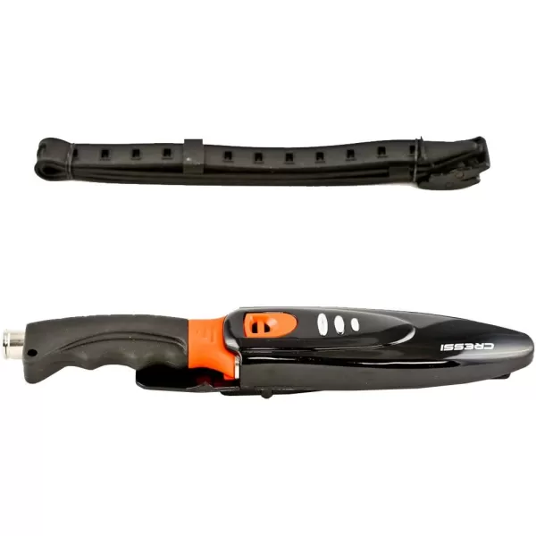 Cressi Borg, Long Blade Knife for Diving and Spearfishing Knife - Pointed &amp; Blunt Tip