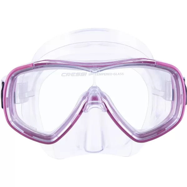 Cressi Children Wide View Comfortable Snorkeling Set - Ondina &amp; Top Jr: made in Italy