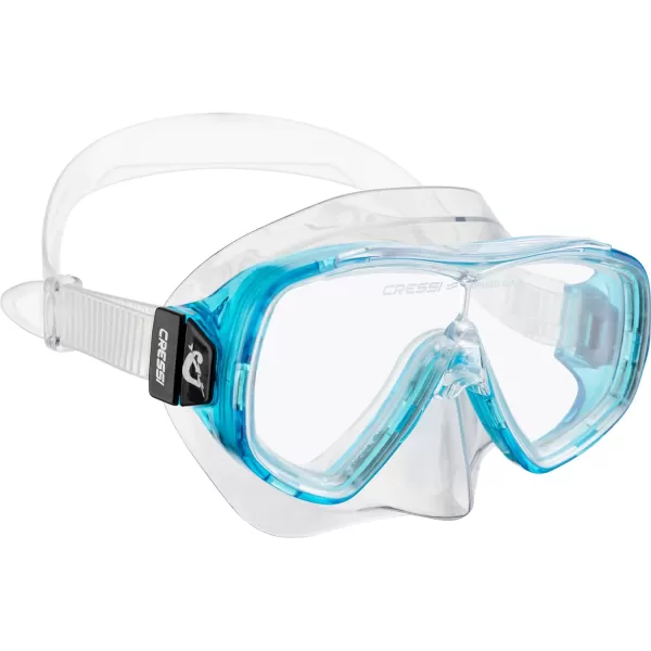 Cressi Children Wide View Comfortable Snorkeling Set - Ondina &amp; Top Jr: made in Italy