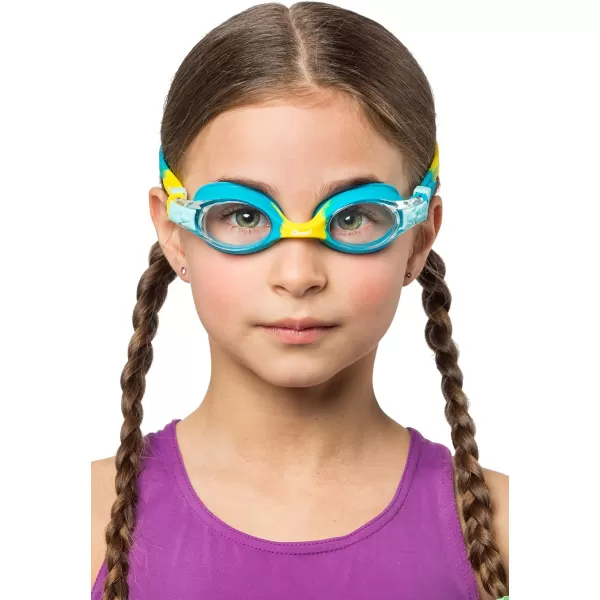 Cressi Colorful Kids Swim Goggles for Boys and Girls 4-8 Years Old - Dolphin 2.0, Starfish, and Seahorse: Designed in Italy