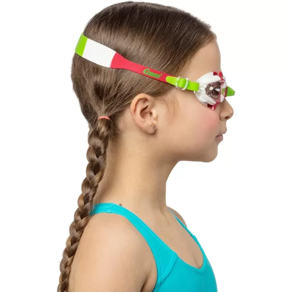 Cressi Colorful Kids Swim Goggles for Boys and Girls 4-8 Years Old - Dolphin 2.0, Starfish, and Seahorse: Designed in Italy