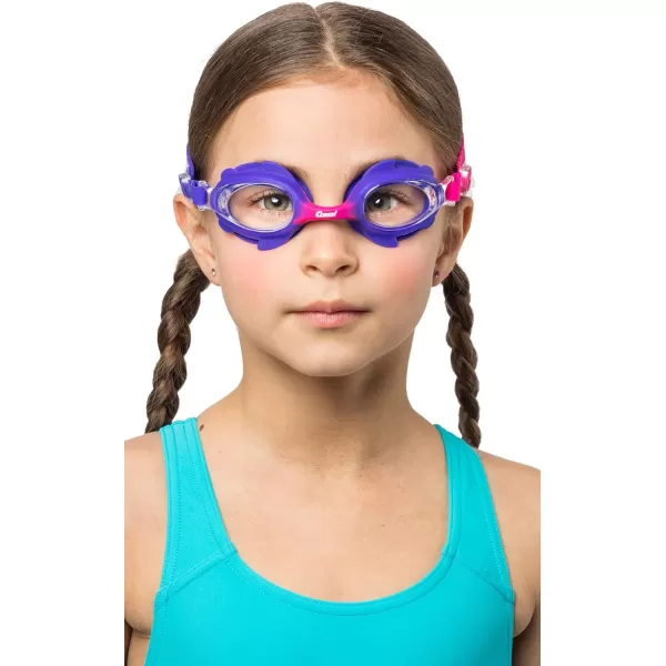 Cressi Colorful Kids Swim Goggles for Boys and Girls 4-8 Years Old - Dolphin 2.0, Starfish, and Seahorse: Designed in Italy