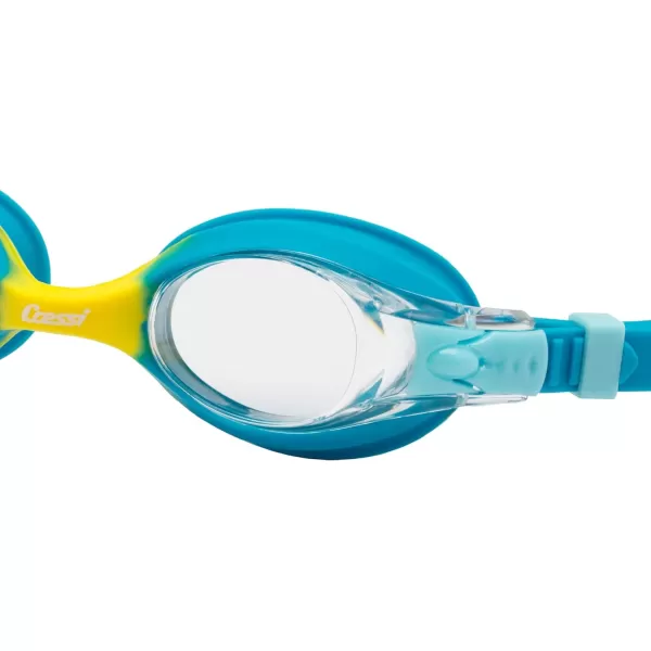 Cressi Colorful Kids Swim Goggles for Boys and Girls 4-8 Years Old - Dolphin 2.0, Starfish, and Seahorse: Designed in Italy