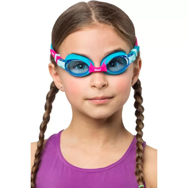 Cressi Colorful Kids Swim Goggles for Boys and Girls 4-8 Years Old - Dolphin 2.0, Starfish, and Seahorse: Designed in Italy