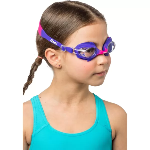 Cressi Colorful Kids Swim Goggles for Boys and Girls 4-8 Years Old - Dolphin 2.0, Starfish, and Seahorse: Designed in Italy
