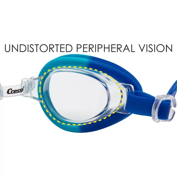 Cressi Colorful Kids Swim Goggles for Boys and Girls 4-8 Years Old - Dolphin 2.0, Starfish, and Seahorse: Designed in Italy