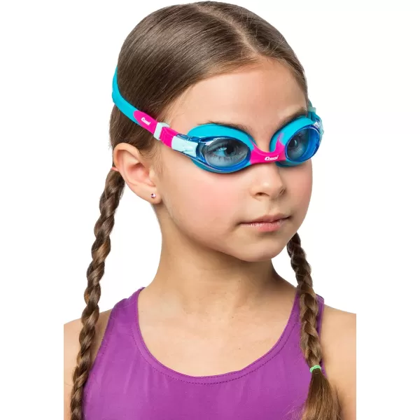 Cressi Colorful Kids Swim Goggles for Boys and Girls 4-8 Years Old - Dolphin 2.0, Starfish, and Seahorse: Designed in Italy