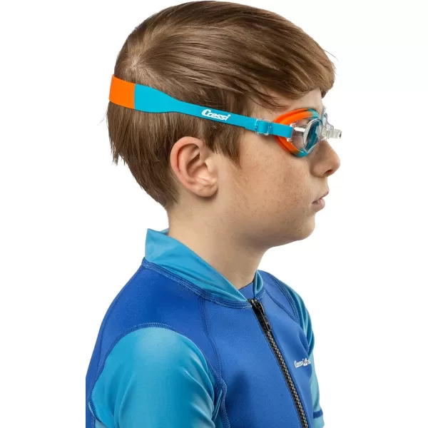 Cressi Colorful Kids Swim Goggles for Boys and Girls 4-8 Years Old - Dolphin 2.0, Starfish, and Seahorse: Designed in Italy