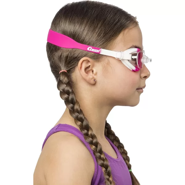 Cressi Colorful Kids Swim Goggles for Boys and Girls 4-8 Years Old - Dolphin 2.0, Starfish, and Seahorse: Designed in Italy