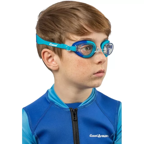 Cressi Colorful Kids Swim Goggles for Boys and Girls 4-8 Years Old - Dolphin 2.0, Starfish, and Seahorse: Designed in Italy