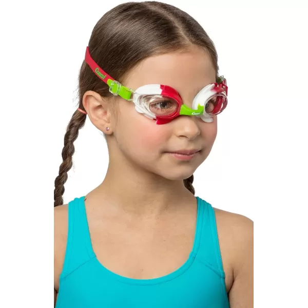 Cressi Colorful Kids Swim Goggles for Boys and Girls 4-8 Years Old - Dolphin 2.0, Starfish, and Seahorse: Designed in Italy