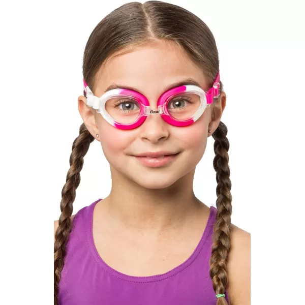 Cressi Colorful Kids Swim Goggles for Boys and Girls 4-8 Years Old - Dolphin 2.0, Starfish, and Seahorse: Designed in Italy