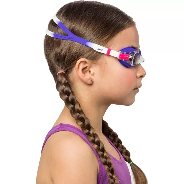 Cressi Colorful Kids Swim Goggles for Boys and Girls 4-8 Years Old - Dolphin 2.0, Starfish, and Seahorse: Designed in Italy