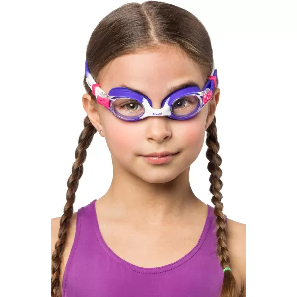 Cressi Colorful Kids Swim Goggles for Boys and Girls 4-8 Years Old - Dolphin 2.0, Starfish, and Seahorse: Designed in Italy