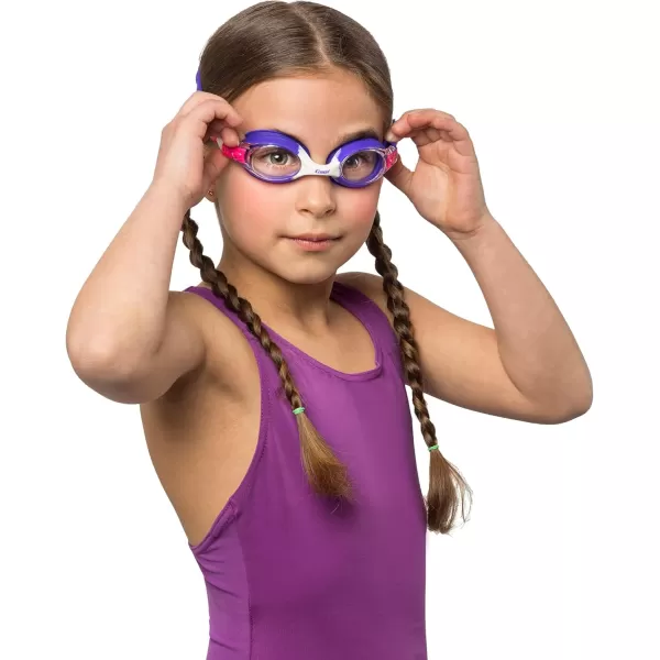 Cressi Colorful Kids Swim Goggles for Boys and Girls 4-8 Years Old - Dolphin 2.0, Starfish, and Seahorse: Designed in Italy
