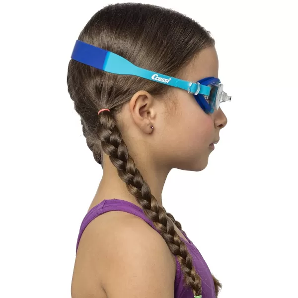 Cressi Colorful Kids Swim Goggles for Boys and Girls 4-8 Years Old - Dolphin 2.0, Starfish, and Seahorse: Designed in Italy