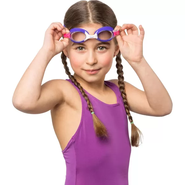 Cressi Colorful Kids Swim Goggles for Boys and Girls 4-8 Years Old - Dolphin 2.0, Starfish, and Seahorse: Designed in Italy