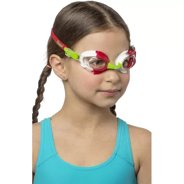 Cressi Colorful Kids Swim Goggles for Boys and Girls 4-8 Years Old - Dolphin 2.0, Starfish, and Seahorse: Designed in Italy