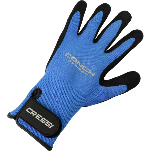 Cressi Conch Dyfiber Gloves - Protects Against Bumps and Scratches Without Losing Dexterity- Ideal for Spearfishing