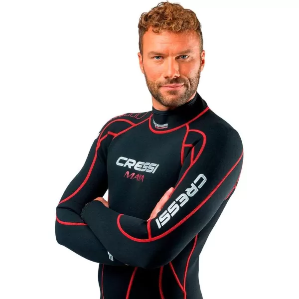 Cressi Full Diving Snorkeling Men's and Ladies' Wetsuit 2.5mm in Premium High Stretch Neoprene - Maya: Designed in Italy