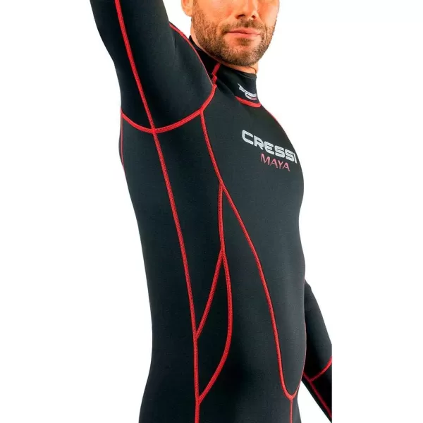 Cressi Full Diving Snorkeling Men's and Ladies' Wetsuit 2.5mm in Premium High Stretch Neoprene - Maya: Designed in Italy