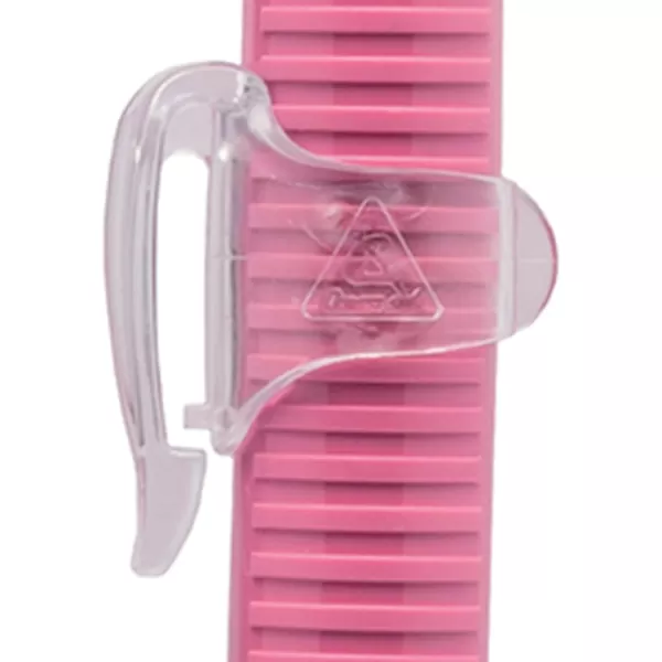 Cressi Kids Semi-Dry Snorkel - Splash-Guard on Top, Bottom Purge Valve, Silicone Mouthpiece, Quick-Release Keeper - Top: made in Italy