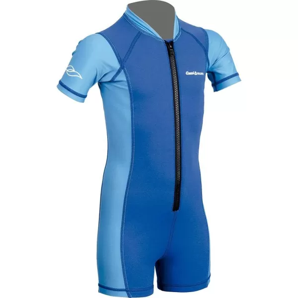 Cressi Kids Short Sleeve Swimsuit in Neoprene 1.5mm for Boys and Girls aged 2 to 10 year - Kids Swimsuit: designed in Italy