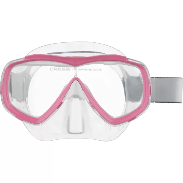 Cressi Kids Snorkeling Mask and Semi-Dry Snorkel Kit, Made of Soft Silicone, Estrella &amp; Top: Made in Italy