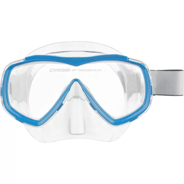 Cressi Kids Snorkeling Mask and Semi-Dry Snorkel Kit, Made of Soft Silicone, Estrella &amp; Top: Made in Italy