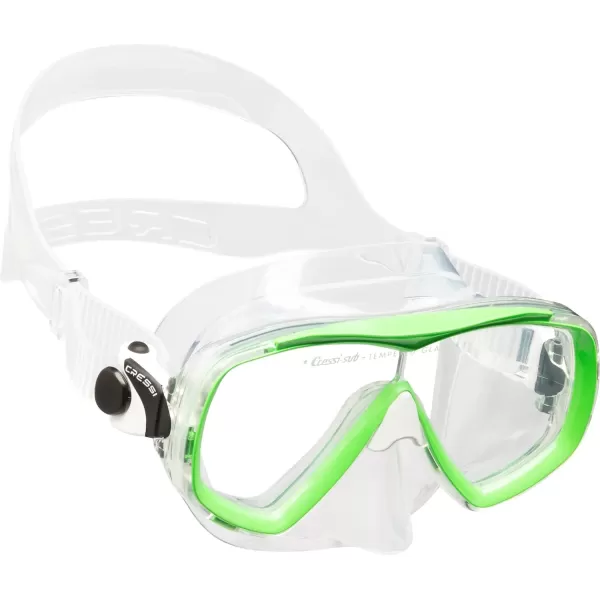 Cressi Kids Snorkeling Mask and Semi-Dry Snorkel Kit, Made of Soft Silicone, Estrella &amp; Top: Made in Italy