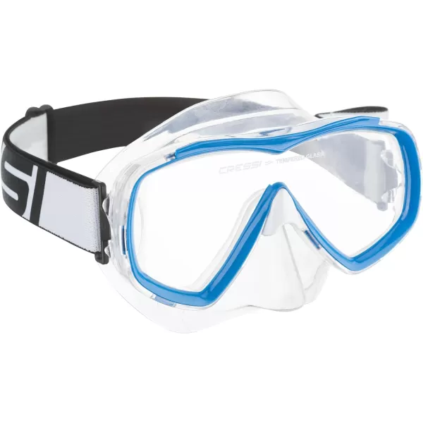 Cressi Kids Snorkeling Mask and Semi-Dry Snorkel Kit, Made of Soft Silicone, Estrella &amp; Top: Made in Italy