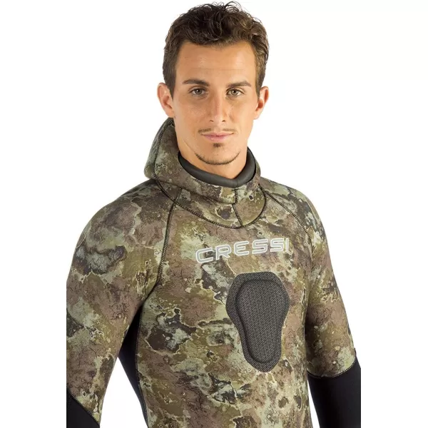 Cressi Man Spearfishing Premium Camouflage Neoprene Wetsuit | Tecnica: designed in Italy