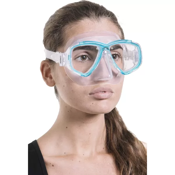 Cressi PERLA, Adult Small Inner Volume Silicone Mask for Scuba, Snorkeling - Cressi: Italian Quality Since 1946