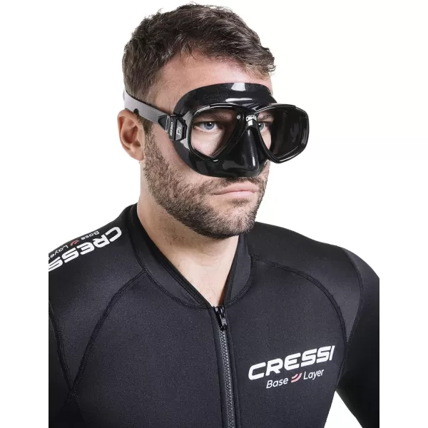 Cressi PERLA, Adult Small Inner Volume Silicone Mask for Scuba, Snorkeling - Cressi: Italian Quality Since 1946