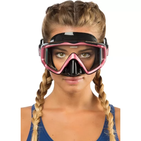 Cressi Perfect View Scuba Diving, Snorkeling Mask in Pure Comfortable Silicone - Liberty Triside SPE: Designed in Italy