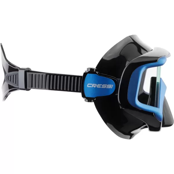 Cressi Perfect View Scuba Diving, Snorkeling Mask in Pure Comfortable Silicone - Liberty Triside SPE: Designed in Italy