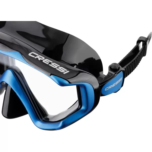 Cressi Perfect View Scuba Diving, Snorkeling Mask in Pure Comfortable Silicone - Liberty Triside SPE: Designed in Italy