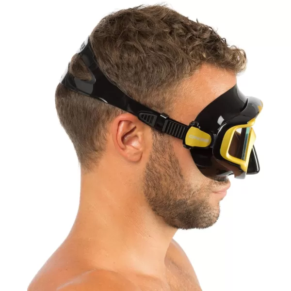 Cressi Perfect View Scuba Diving, Snorkeling Mask in Pure Comfortable Silicone - Liberty Triside SPE: Designed in Italy