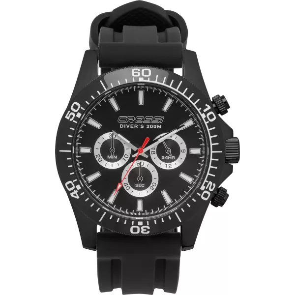 Cressi Professional Dive Watch, Water Resistant until 200 m , with Crystal Glass - Nereus: designed in Italy