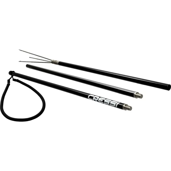 Cressi Resistant Aluminum Pole Spear 3 Pieces with Paralyzer Tip)