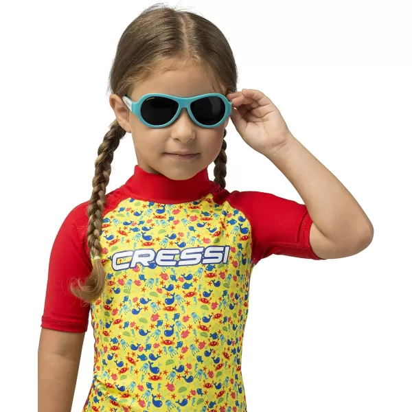 Cressi Scooby, Kids Cool Sporty Sunglasses, Anti-UV Polarized Lenses, from 0 to 2 Years: Designed in Italy