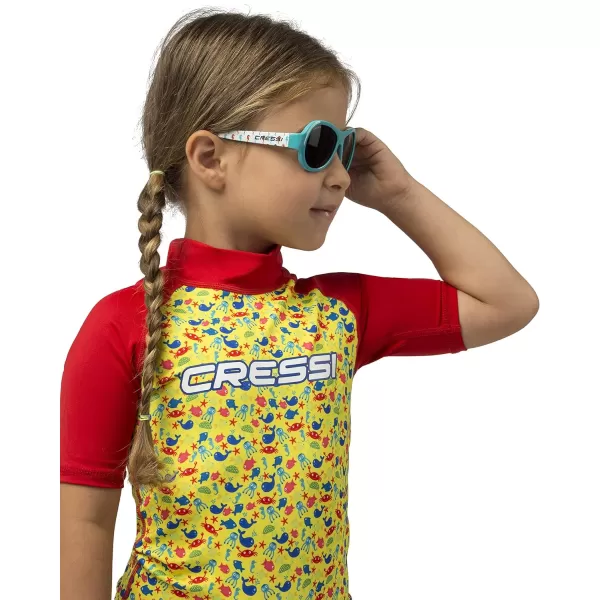 Cressi Scooby, Kids Cool Sporty Sunglasses, Anti-UV Polarized Lenses, from 0 to 2 Years: Designed in Italy