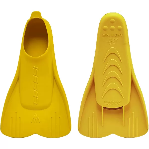 Cressi Short Floating Swim Fins to Learn to Swim - For Kids 1 Years Old and up - Mini Light: designed in Italy