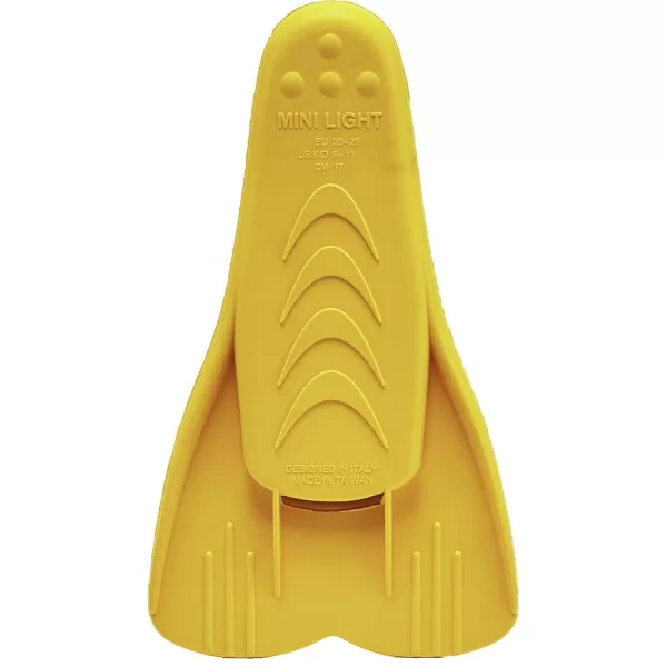 Cressi Short Floating Swim Fins to Learn to Swim - For Kids 1 Years Old and up - Mini Light: designed in Italy