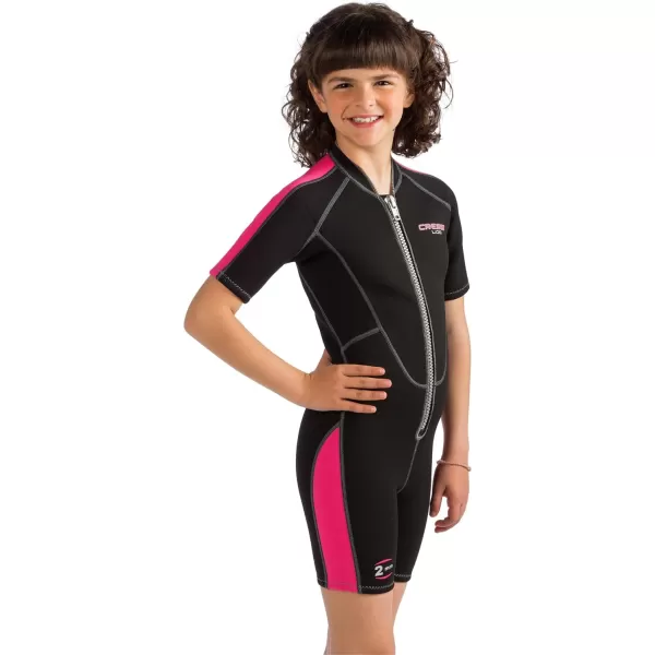 Cressi Short Kids, Boys &amp; Girls, Front-Zip Neoprene Wetsuit for All Water Sports | Lido Junior