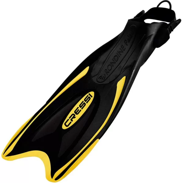 Cressi Snorkeling Adjustable Fins for All Family - Long Blade Versatile Open Heel Flippers - Palau: made in Italy