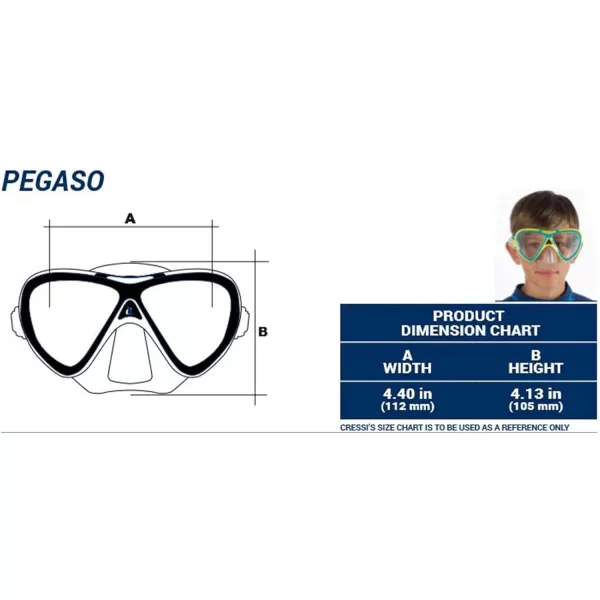 Cressi Snorkeling Silicone Set  for Kids aged 5 to 15 year old - Pegaso &amp; Iguana Dry: designed in Italy
