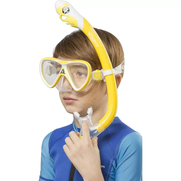 Cressi Snorkeling Silicone Set  for Kids aged 5 to 15 year old - Pegaso &amp; Iguana Dry: designed in Italy